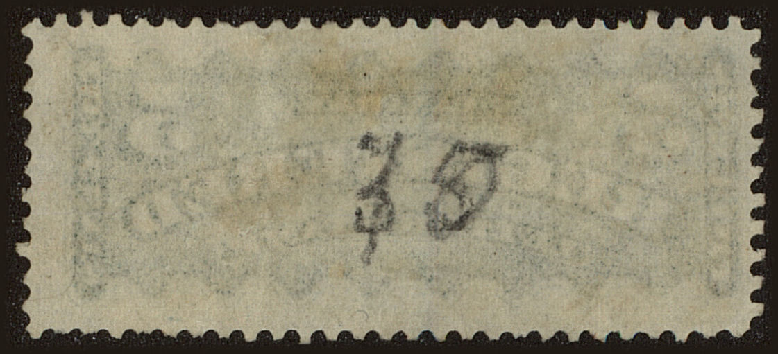 Back view of Canada FScott #2 stamp