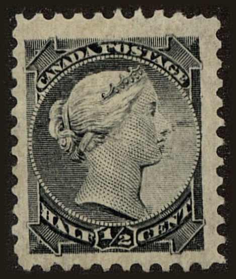 Front view of Canada 34 collectors stamp