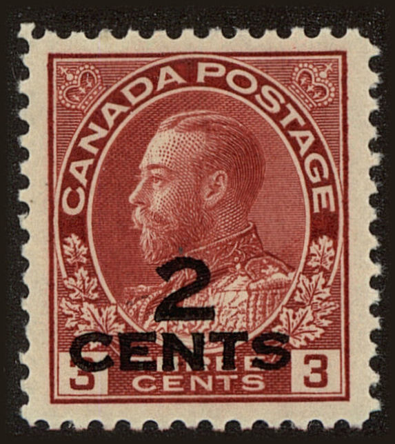 Front view of Canada 140 collectors stamp