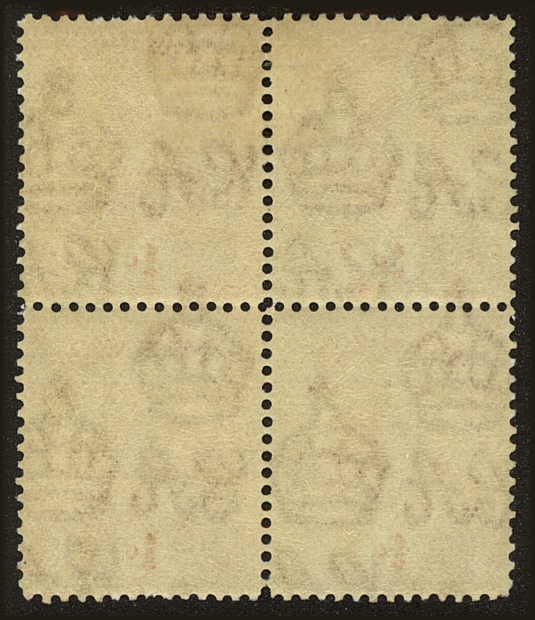Back view of Bermuda Scott #83 stamp