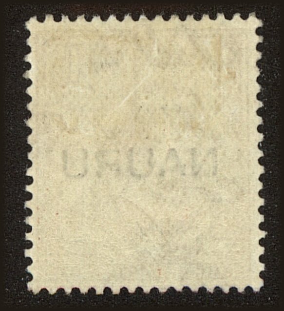 Back view of Nauru Scott #3 stamp