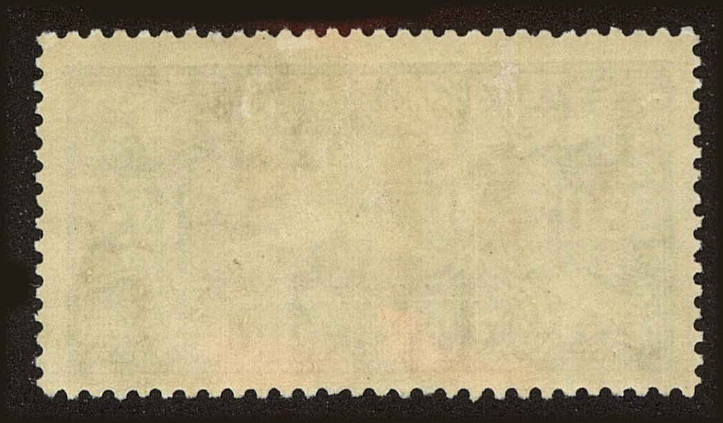 Back view of Iceland CScott #6 stamp