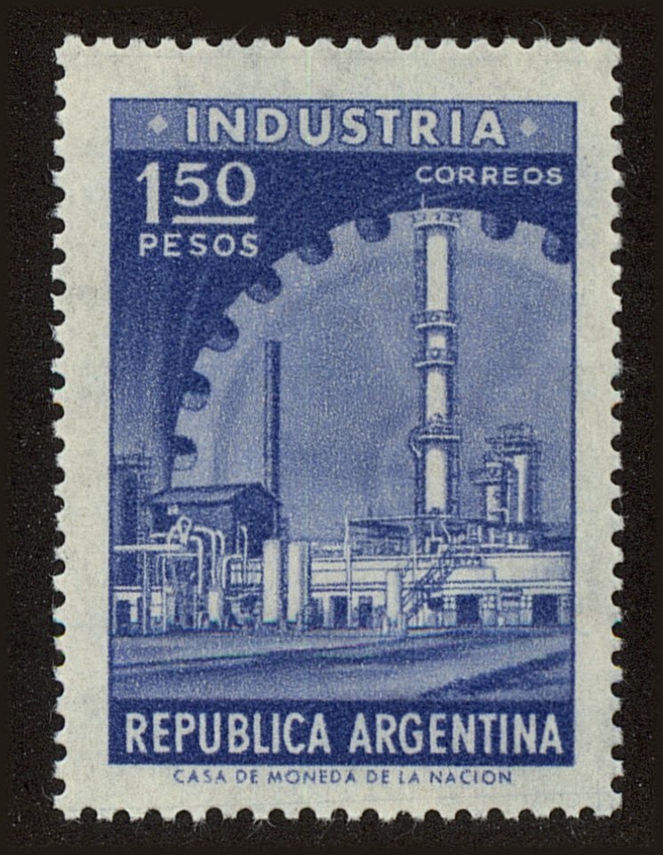 Front view of Argentina 636 collectors stamp