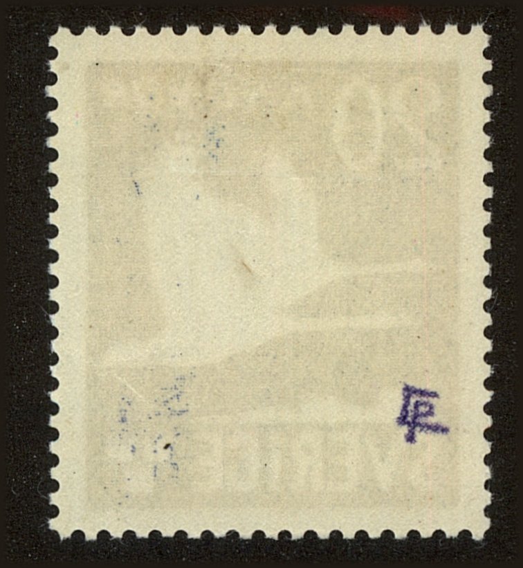 Back view of Sweden CScott #8c stamp