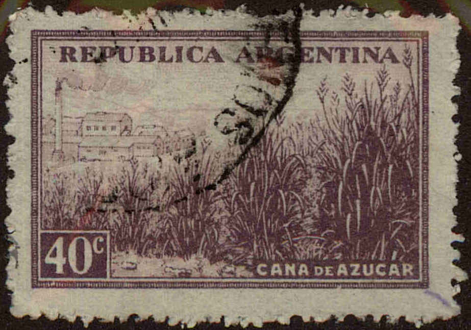 Front view of Argentina 534 collectors stamp