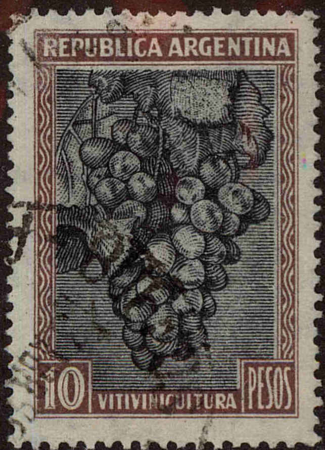 Front view of Argentina 450 collectors stamp