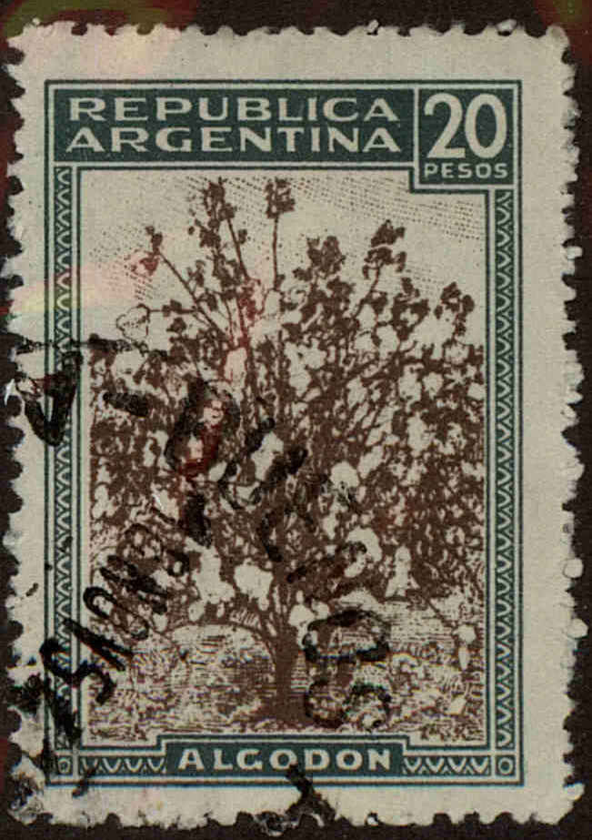 Front view of Argentina 540 collectors stamp