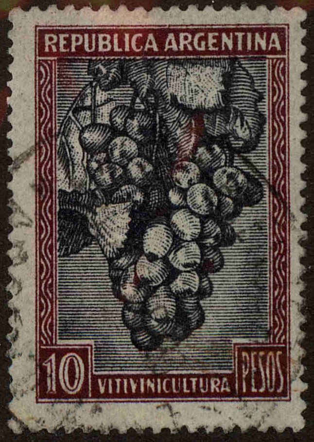 Front view of Argentina 539 collectors stamp