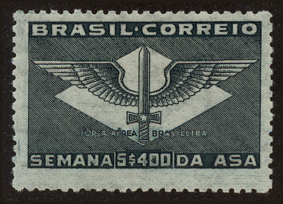 Front view of Brazil 511 collectors stamp