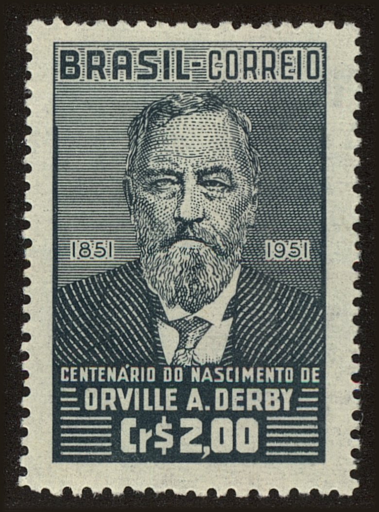 Front view of Brazil 709 collectors stamp