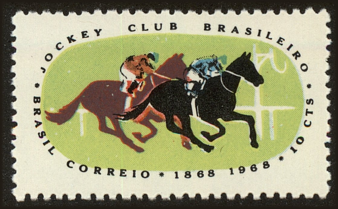 Front view of Brazil 1086 collectors stamp