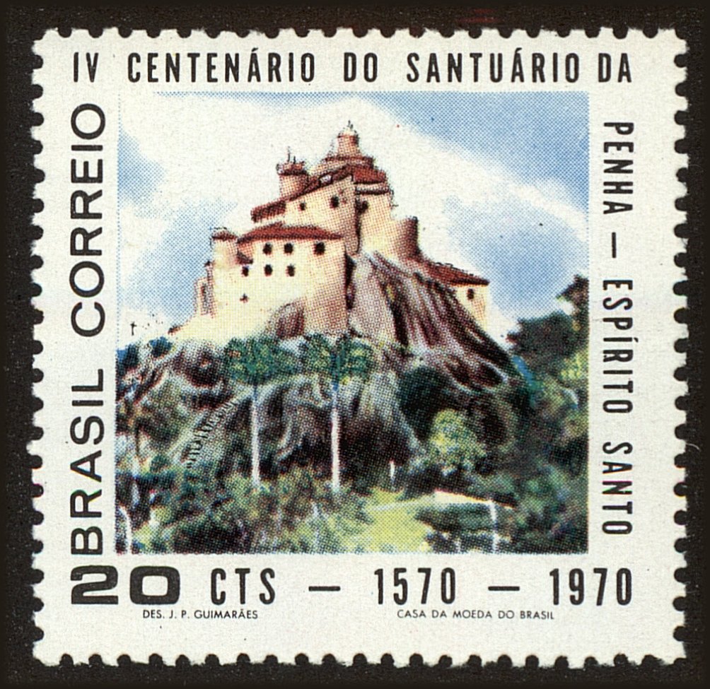 Front view of Brazil 1156 collectors stamp