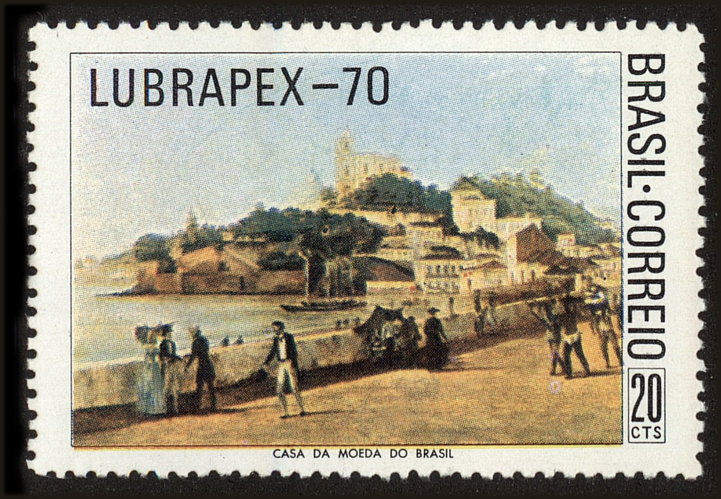 Front view of Brazil 1176 collectors stamp