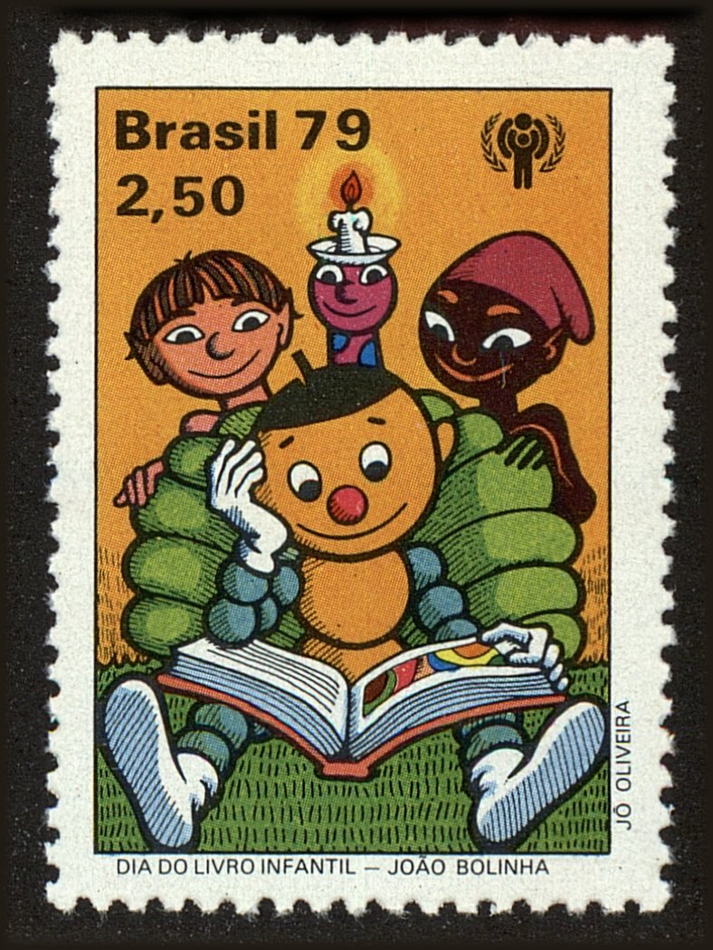 Front view of Brazil 1612 collectors stamp
