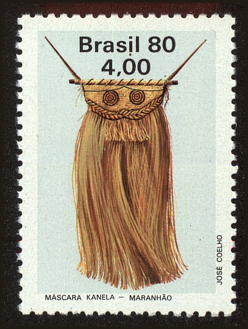Front view of Brazil 1688 collectors stamp