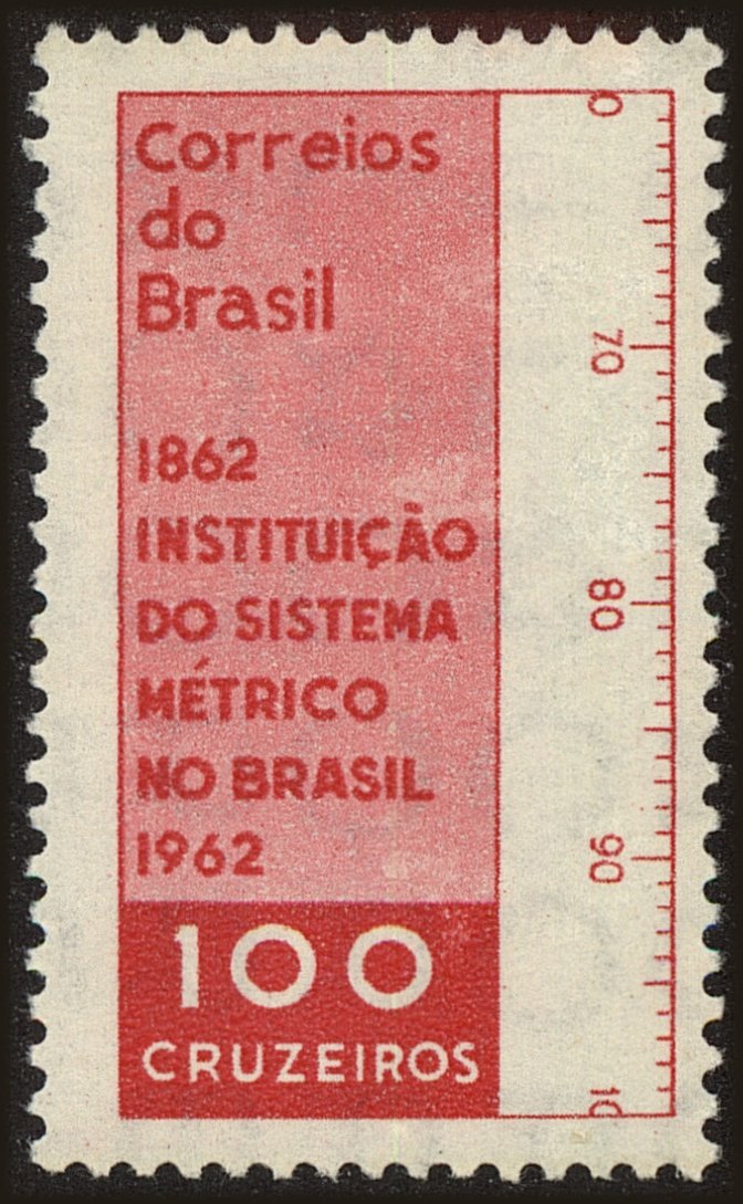 Front view of Brazil 940 collectors stamp