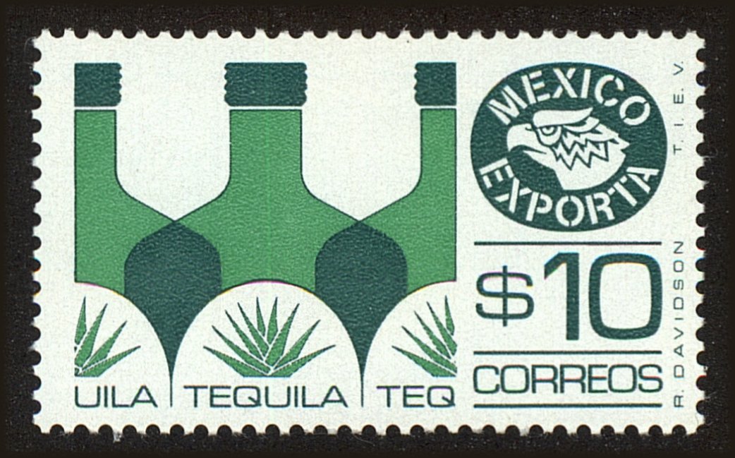 Front view of Mexico 1125 collectors stamp
