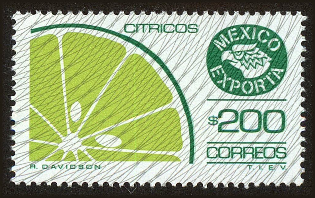 Front view of Mexico 1135 collectors stamp