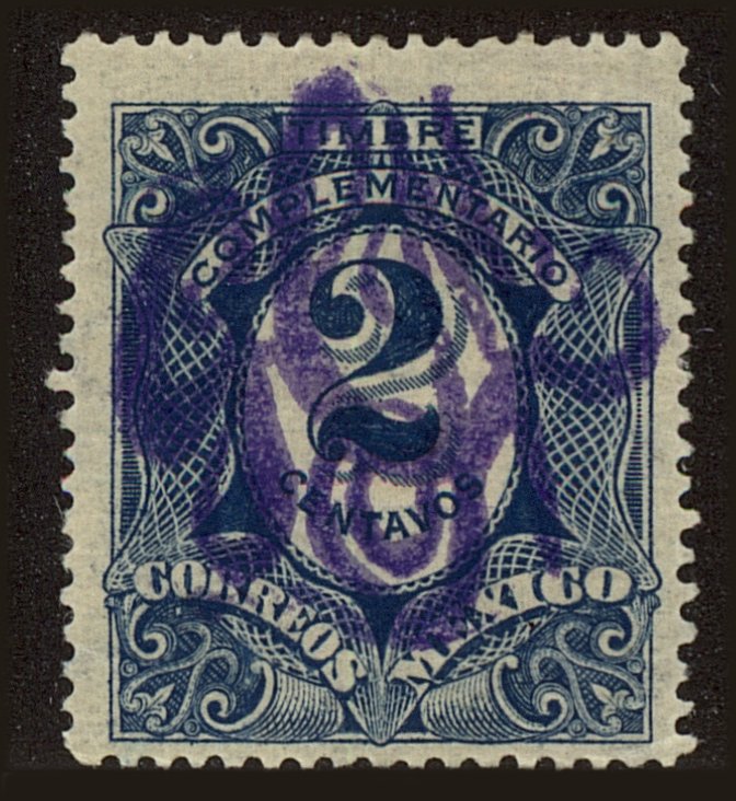 Front view of Mexico 382 collectors stamp