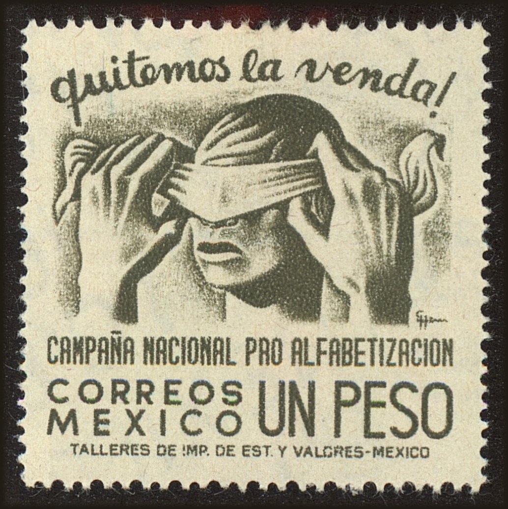 Front view of Mexico 809 collectors stamp