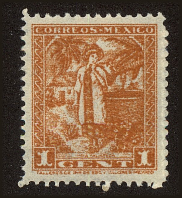Front view of Mexico 784 collectors stamp