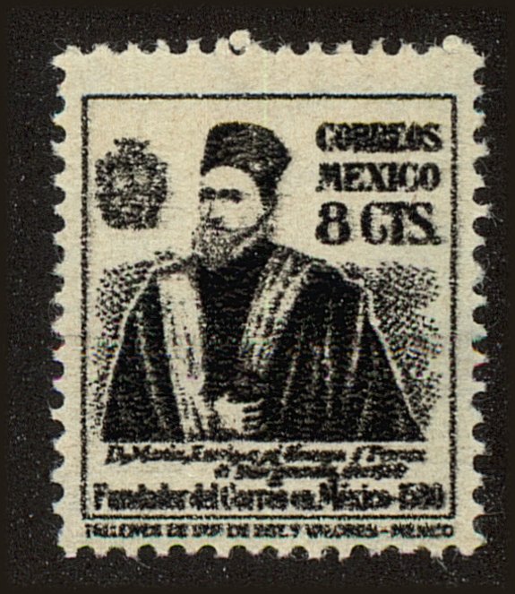 Front view of Mexico 812 collectors stamp
