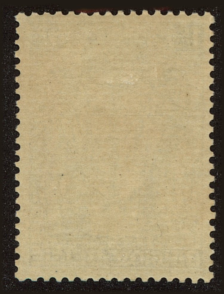 Back view of Belgium BScott #118 stamp