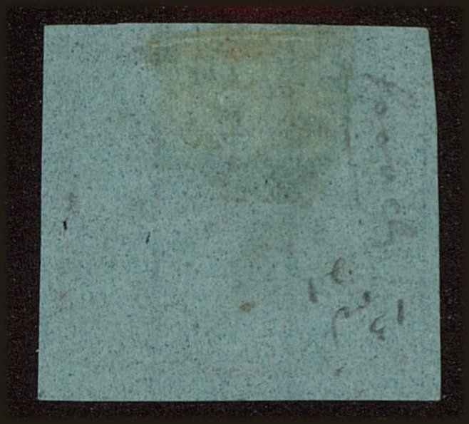 Back view of Poonch Scott #13 stamp