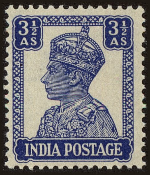 Front view of India 175 collectors stamp