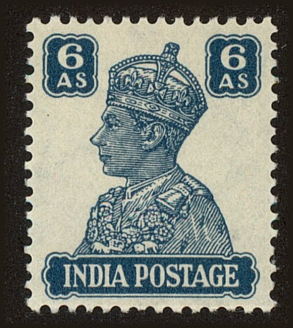 Front view of India 177 collectors stamp