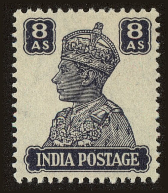 Front view of India 178 collectors stamp
