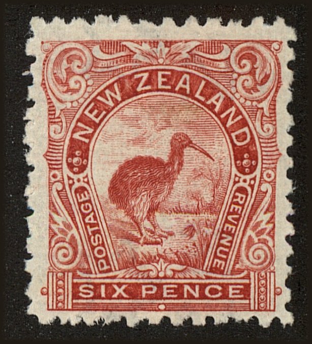 Front view of New Zealand 115 collectors stamp