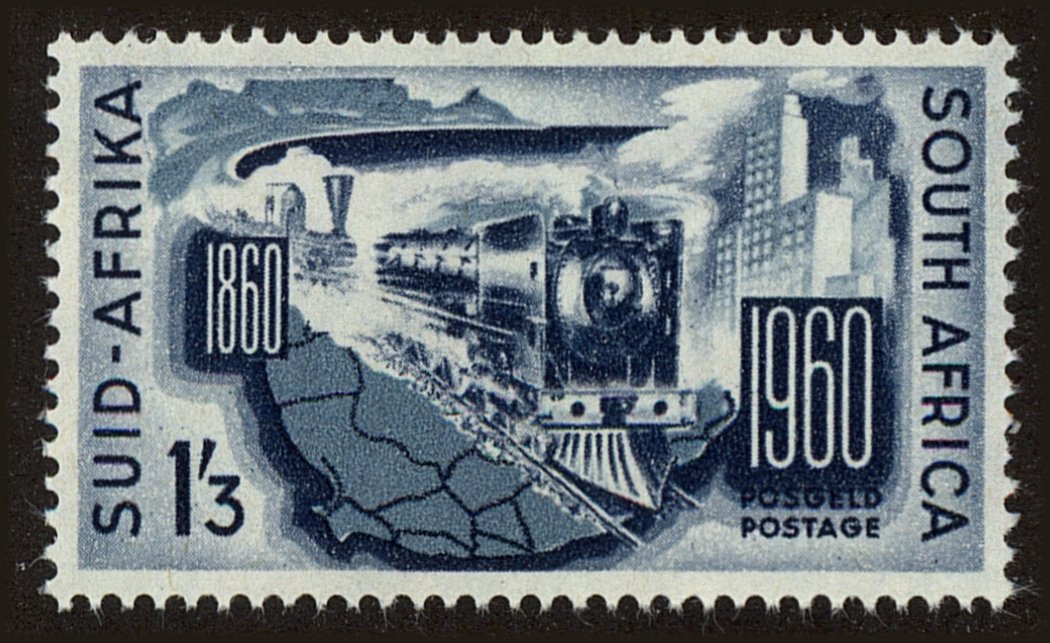 Front view of South Africa 240 collectors stamp