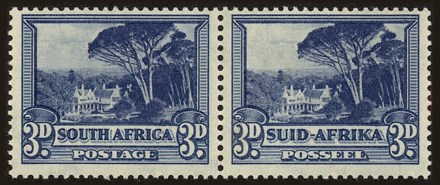 Front view of South Africa 57 collectors stamp