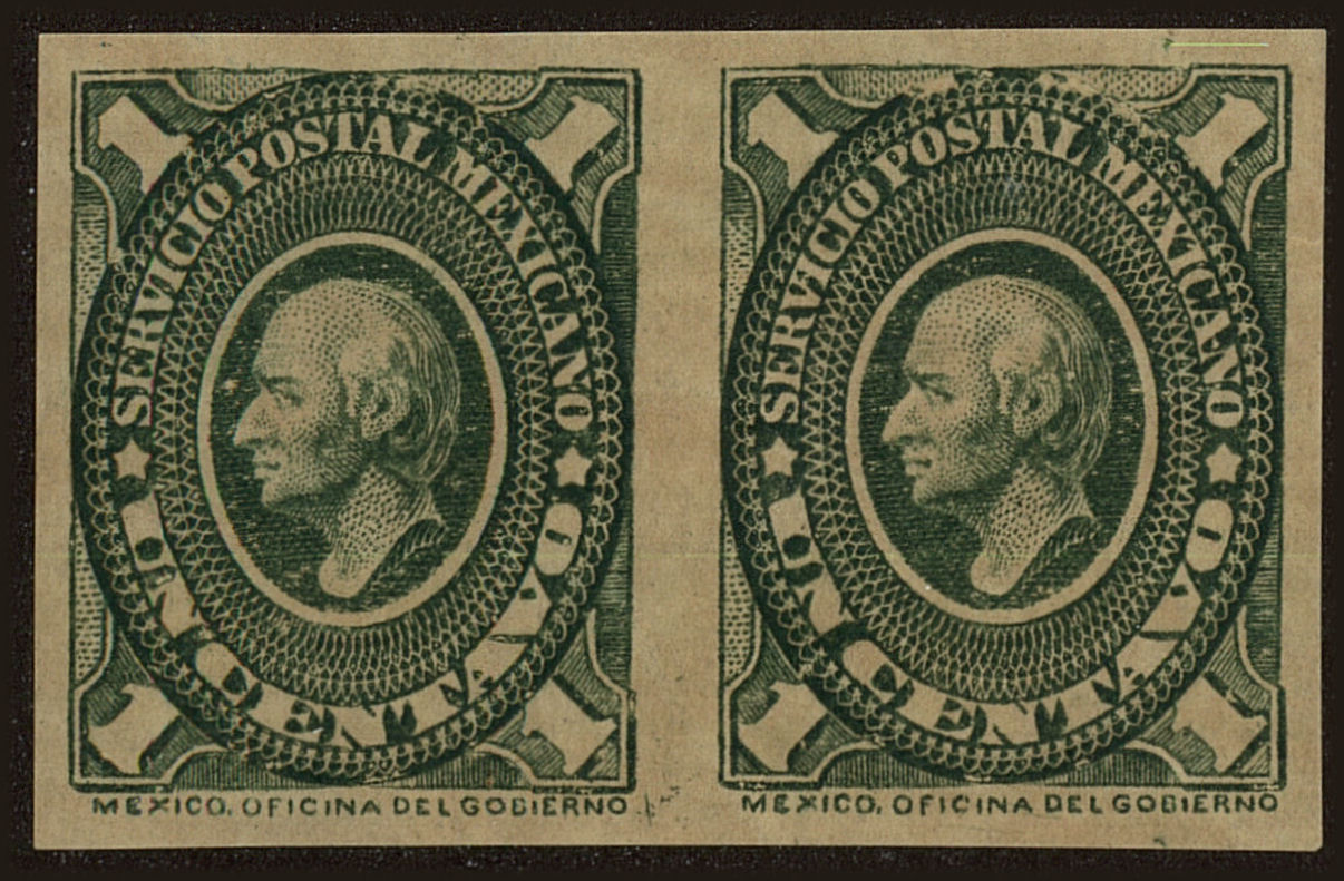 Front view of Mexico 150a collectors stamp
