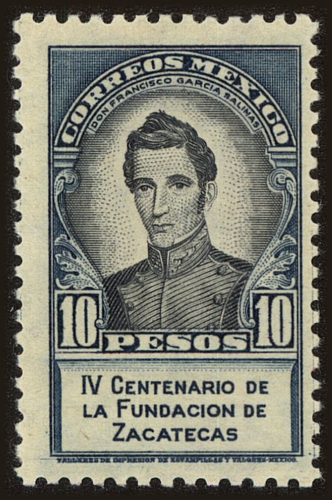 Front view of Mexico 824 collectors stamp