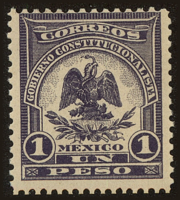 Front view of Mexico 393 collectors stamp