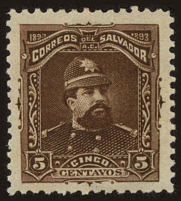 Front view of Salvador, El 79 collectors stamp