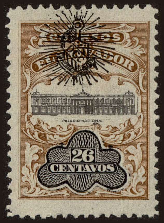 Front view of Salvador, El 364 collectors stamp
