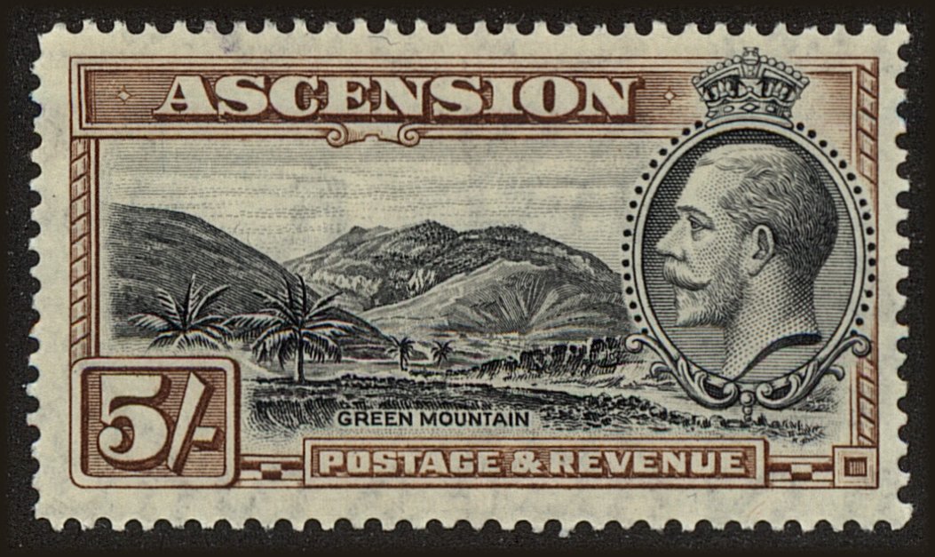 Front view of Ascension 32 collectors stamp