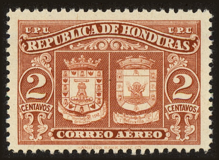 Front view of Honduras C156 collectors stamp