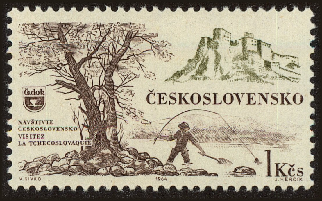 Front view of Czechia 1227 collectors stamp