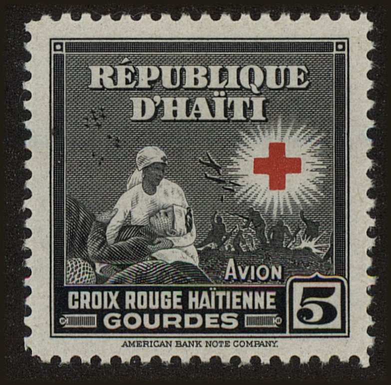 Front view of Haiti C32 collectors stamp