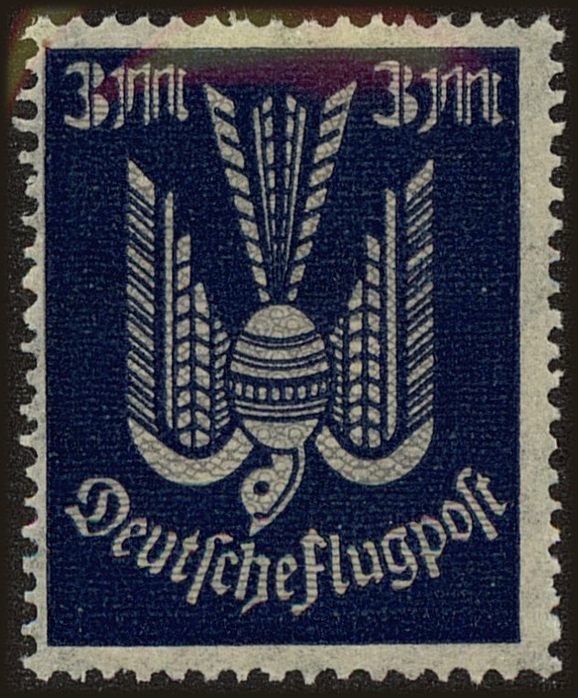 Front view of Germany C10 collectors stamp