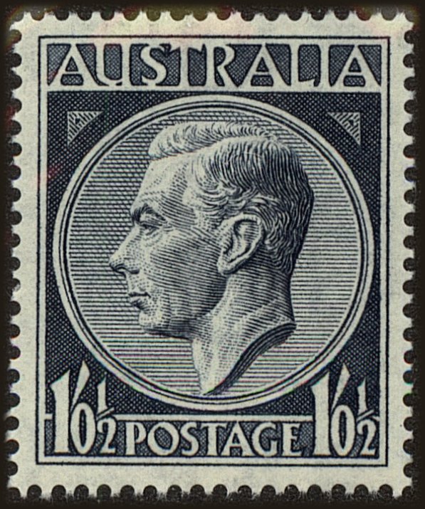 Front view of Australia 247 collectors stamp
