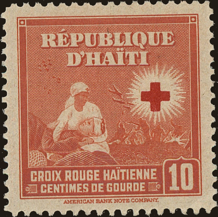Front view of Haiti 363 collectors stamp
