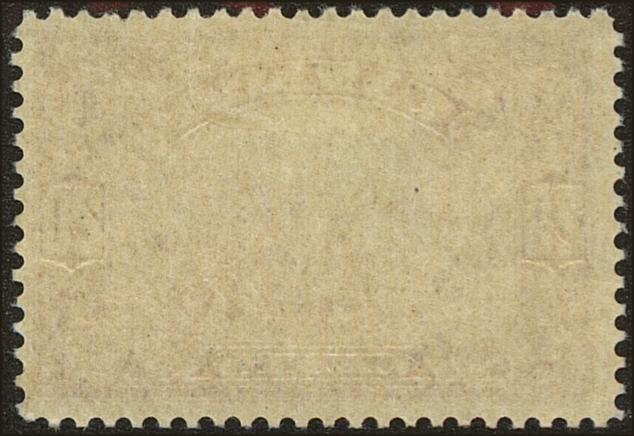 Back view of Canada Scott #157 stamp