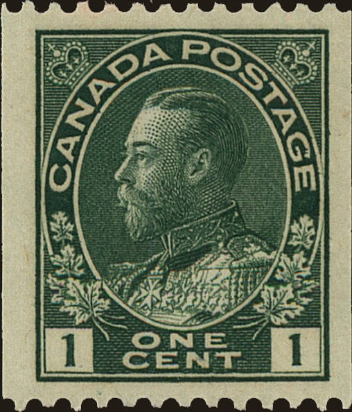 Front view of Canada 131 collectors stamp
