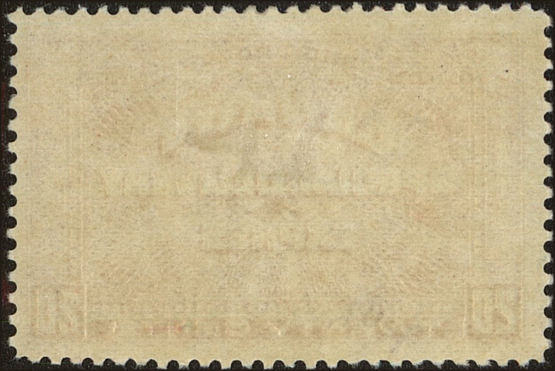 Back view of Canada EScott #4 stamp