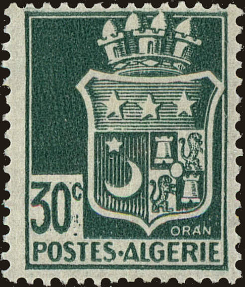 Front view of Algeria 148 collectors stamp